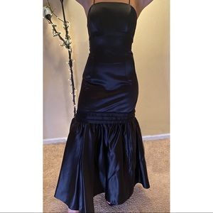 Brown Bari Jay Dress with detachable skirt size 6